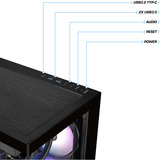 Thermaltake PC-000112-DE, Gaming-PC negro/Transparente