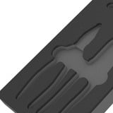 Wera 9880 Inserto de espuma para juego de alicates KNIPEX 1, vacío, Depósito negro/Gris