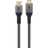 goobay Cable adaptador Plus DisplayPort > HDMI, 4K @ 60Hz gris