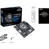 ASUS PRIME H510M-K R2.0 Intel H510 LGA 1200 (Socket H5) micro ATX, Placa base negro/Gris, Intel, LGA 1200 (Socket H5), Intel® Celeron®, Intel® Core™ i3, Intel® Core™ i5, Intel® Core™ i7, Intel® Core™ i9,..., DDR4-SDRAM, 64 GB, DIMM