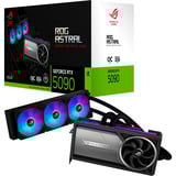 ASUS ROG Astral - -LC-RTX5090-O32G-GAMING NVIDIA GeForce RTX 5090 32 GB GDDR7, Tarjeta gráfica GeForce RTX 5090, 32 GB, GDDR7, 512 bit, 7680 x 4320 Pixeles, PCI Express 5.0