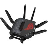 ASUS ROG Rapture GT-BE98 router inalámbrico 10 Gigabit Ethernet Quad-band (2.4 GHz / 5 GHz-1 / 5 GHz-2 / 6 GHz) Negro Wi-Fi 7 (802.11be), Quad-band (2.4 GHz / 5 GHz-1 / 5 GHz-2 / 6 GHz), Ethernet, Negro, Router de sobremesa