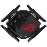 ASUS ROG Rapture GT-BE98 router inalámbrico 10 Gigabit Ethernet Quad-band (2.4 GHz / 5 GHz-1 / 5 GHz-2 / 6 GHz) Negro Wi-Fi 7 (802.11be), Quad-band (2.4 GHz / 5 GHz-1 / 5 GHz-2 / 6 GHz), Ethernet, Negro, Router de sobremesa