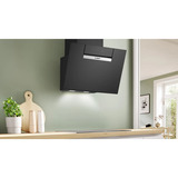 Bosch DWK67FN60 campana De pared Negro 768 m³/h, Campana extractora negro, 768 m³/h, Recirculación, A, A, C, 56 dB
