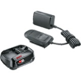 Bosch Set de inicio 18V (PBA 2.0Ah + AL 18V-20), Conjunto negro