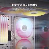 Corsair iCUE LINK LX140-R RGB PWM Reverse, Ventilador blanco