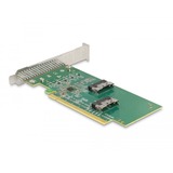 DeLOCK 90077 tarjeta y adaptador de interfaz Interno, Controlador PCIe, 64 Gbit/s, 5 - 50 °C, -25 - 70 °C, 15 - 90%, Windows 10, Windows 7, Windows 8.1