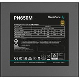 DeepCool PN650M, Fuente de alimentación de PC negro