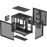 DeepCool R-CG530-BKADA4-G-1, Cajas de torre negro