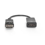 Digitus Adaptador / Convertidor 4K DisplayPort a HDMI negro