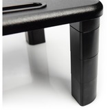 Digitus Elevación ergonómica del monitor, Soporte de monitor negro, Soporte para ordenador portátil, Negro, 10 kg, 280 mm, 400 mm, 145 mm
