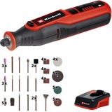 EINHELL Herramienta inalámbrica de lijado y grabado TE-MT 7,2 Li, Amoladora recta rojo/Negro