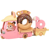 EPOCH Sylvanian Families - Carrito de donas con figura, Juegos de construcción 