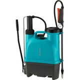 GARDENA 11142-20 rociador de jardín Pulverizador de mochila 12 L, Bomba & Pulverizador a presión turquesa, Pulverizador de mochila, 12 L, Negro, Azul