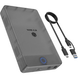 ICY BOX IB-388-CU3, Caja de unidades negro