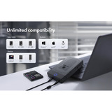 ICY BOX IB-388-CU3, Caja de unidades negro