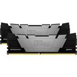 Kingston FURY FURY 32GB 3600MT/s DDR4 CL16 DIMM (Kit de 2) 2RX8 Renegade Black, Memoria RAM negro, 32 GB, 2 x 16 GB, DDR4, 288-pin DIMM