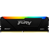 Kingston FURY FURY Beast 16GB 3200MT/s DDR4 CL16 DIMM RGB, Memoria RAM negro, 16 GB, 1 x 16 GB, DDR4, 288-pin DIMM