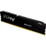 Kingston FURY FURY Beast 32GB 6400MT/s DDR5 CL32 DIMM Black EXPO, Memoria RAM negro, 32 GB, 1 x 32 GB, DDR5, 288-pin DIMM, Negro