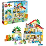 LEGO DUPLO Casa Familiar 3en1, Juegos de construcción Juego de construcción, 3 año(s), Plástico, 218 pieza(s), 3,45 kg