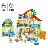 LEGO DUPLO Casa Familiar 3en1, Juegos de construcción Juego de construcción, 3 año(s), Plástico, 218 pieza(s), 3,45 kg