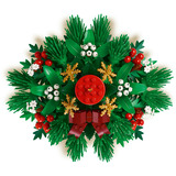 LEGO Iconic Centro de Mesa Navideño, Juegos de construcción Juego de construcción, 12 año(s), Plástico, 433 pieza(s), 509 g