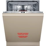 Neff N 50 Completamente integrado 14 cubiertos, Lavavajillas Completamente integrado, Tamaño completo (60 cm), Plata, Blanco, Botones, Inalámbrico, LED