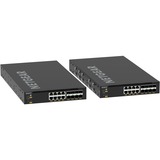 Netgear XSM4316 Gestionado L3 10G Ethernet (100/1000/10000) 1U Negro, Interruptor/Conmutador Gestionado, L3, 10G Ethernet (100/1000/10000), Bidireccional completo (Full duplex), Montaje en rack, 1U