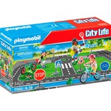PLAYMOBIL City Life Circuito de bicicletas, Juegos de construcción 