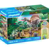 PLAYMOBIL Dinos Ataque de Spinosaurus en excavación de dinosaurios, Juegos de construcción 