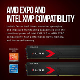 PNY DIMM 32 GB DDR5-6000 (2x 16 GB) Kit dual, Memoria RAM negro