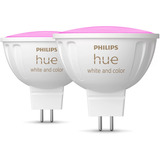 Philips Hue White & Color Ambiance MR16 Smarter Spot 400 lm paquete doble, Lámpara LED 