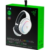 Razer Barracuda X Chroma, Auriculares para gaming blanco