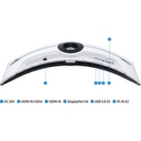 Samsung G95NC pantalla para PC 144,8 cm (57") 7680 x 2160 Pixeles Dual UHD QLED Blanco, Monitor de gaming blanco/Negro, 144,8 cm (57"), 7680 x 2160 Pixeles, Dual UHD, QLED, 1 ms, Blanco