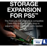 Seagate FireCuda 530 M.2 500 GB PCI Express 4.0 3D TLC NVMe, Unidad de estado sólido negro, 500 GB, M.2, 7000 MB/s