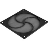 SilverStone SST-FF125B accesorio o pieza de sistema de refrigeración para ordenador Filtro de ventilador, Filtro de polvo negro, Filtro de ventilador, ABS, Negro, 120 mm, 5 mm, 120 mm