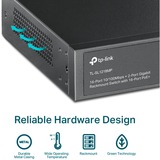 TP-Link TL-SL1218MP, Interruptor/Conmutador negro