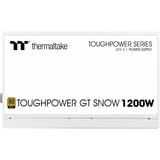 Thermaltake Toughpower GT Snow 1200W, Fuente de alimentación de PC blanco