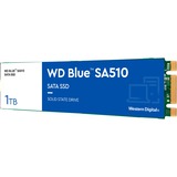 WD Blue SA510 M.2 1000 GB Serial ATA III, Unidad de estado sólido azul/blanco, 1000 GB, M.2, 560 MB/s, 6 Gbit/s