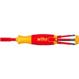 Wiha Destornillador con cargador de puntas LiftUp electric rojo/Amarillo