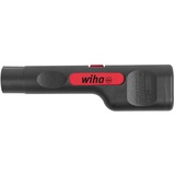 Wiha Herramienta de pelado y montaje para cable coaxial con conector F, Herramienta de pelado / decapado negro/Rojo