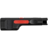 Wiha Herramienta de pelado y montaje para cable coaxial con conector F, Herramienta de pelado / decapado negro/Rojo