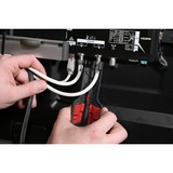 Wiha Herramienta de pelado y montaje para cable coaxial con conector F, Herramienta de pelado / decapado negro/Rojo