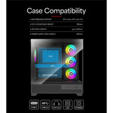 Xilence Flare X909.ARGB, Cajas de torre negro