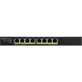 Zyxel GS1915-8EP Gestionado L2 Gigabit Ethernet (10/100/1000) Energía sobre Ethernet (PoE) Negro, Interruptor/Conmutador Gestionado, L2, Gigabit Ethernet (10/100/1000), Bidireccional completo (Full duplex), Energía sobre Ethernet (PoE)