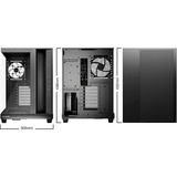 be quiet! Light Base 500 LX Black Midi Tower Negro, Cajas de torre negro, Midi Tower, PC, Negro, ATX, micro ATX, Mini-ITX, Acrilonitrilo butadieno estireno (ABS), Vidrio, Acero, Juego