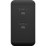 goobay Cargador rápido dual USB-C 36 vatios, PD negro