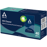 ARCTIC MX Cleaner, Paños de limpieza Limpiador de pasta térmica, CPU, Disipador térmico, 40 pieza(s), 52 mm, 147 mm, 82 mm