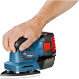 Bosch GSS 18V-10 Professional Lijadora rotorbital 22000 OPM Negro, Azul, Rojo, Lijadora orbital azul/Negro, Lijadora rotorbital, Negro, Azul, Rojo, 22000 OPM, 1,6 mm, 80 dB, 76 dB
