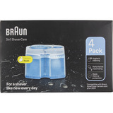 Braun CCR4 Cartucho de limpieza Cartucho de limpieza, Azul, Braun, Braun Clean&Charge, Box, 4 pieza(s)